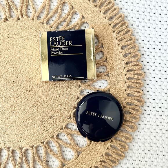 Estee Lauder NOS More Than Powder Blue Gold Compact Honey Toast 10 Discontinued - Picture 4 of 5